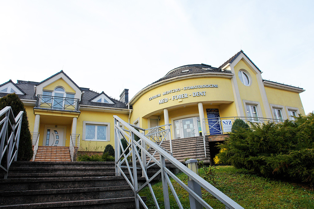 Budynek MEDFOBERDENT w Cieszynie