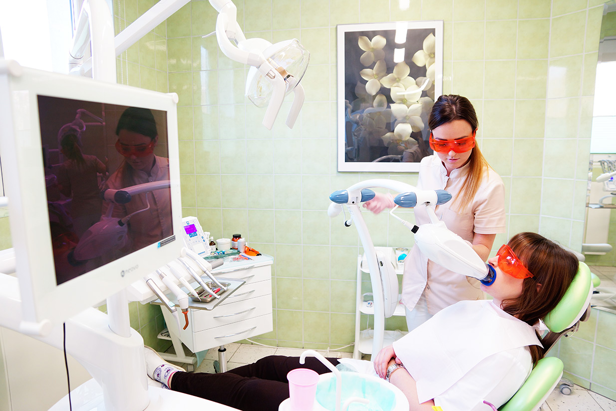 Wnętrze gabinetu stomatologicznego